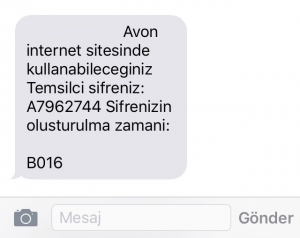 avon-şifre